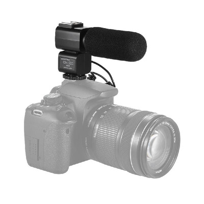 

ORDRO CM-520 External Microphone Super Cardioid Electret Condenser Mic with Hot Shoe Mount for Canon Nikon Sony DSLR Digital Video