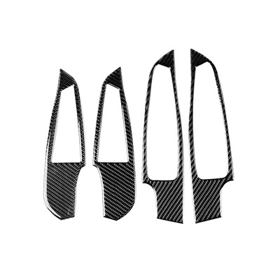 

Car Black Power Window Lift Panel Sticker Cover Trim For BMW 3-Series 2019-2020