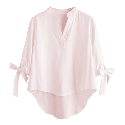 

Women Fashion Tops&Blouse Sexy V Neck Chiffon Blouse for Women Loose Blusas Femininas Summer Tops blusas mujer