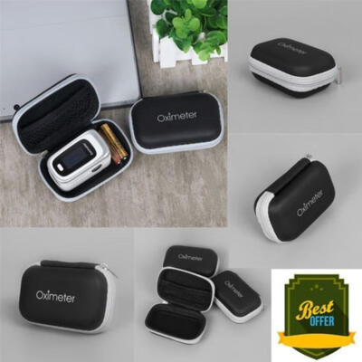 

New Fingertip Pulse oximeter SpO2 bag carrying pouch hanging rope Protective Bag