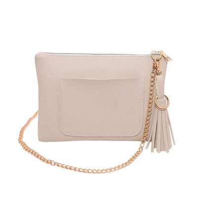 

Tailored Womens Leather Shoulder Bag Satchel Handbag Crossbody Messenger Bags Beige