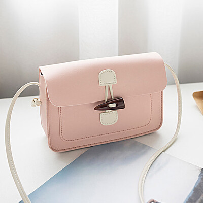 

Tailored Women Fashion Solid Hasp Cover Crossbody Bag Shoulder Bag Phone Bag Coin Bag BK