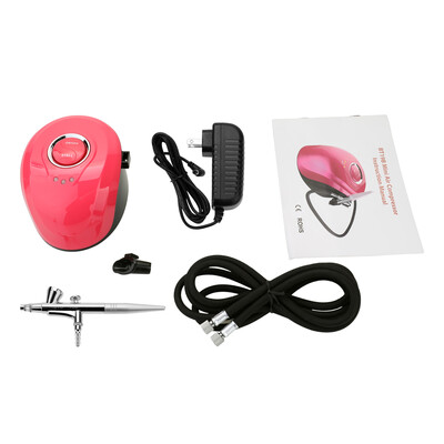 

Portable Airbrush Set Small Spray Pump Pen Set Air Compressor Kit for Art Painting Tattoo Craft Cake Spray Model