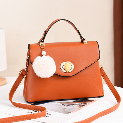 

Korean fashion 2019 new womens bag handbag PU leather trend handbags shoulder bag diagonal cross bag