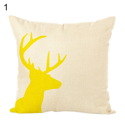

Nordic ElkBearFlamingo Throw Pillow Case Cushion Cover Sofa Office Home Decor
