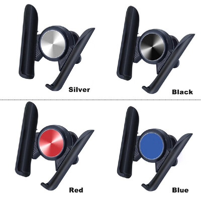 

360 Rotation Holder for Phone In Car Air Vent Mount Phone Stand Silvery