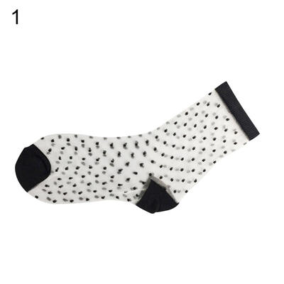 

Fashion Sexy Ultra Thin Transparent Striped Women Girl Socks Summer Present