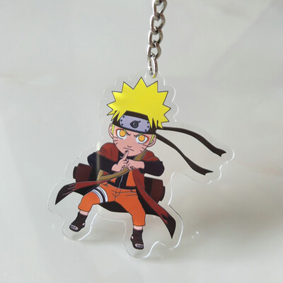 

Anime Naruto Uchiha Sasuke Keychain Acrylic Key Ring Gift