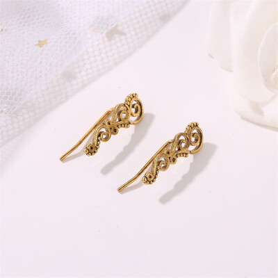 

2019 latest design brand five-pointed star minimalist earrings temperament trend fashion gifts Korean earrings for women