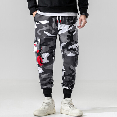 

Gobestart Mens Casual Fashion Loose Camouflage Pockets Outdoors Sports Overalls Pants