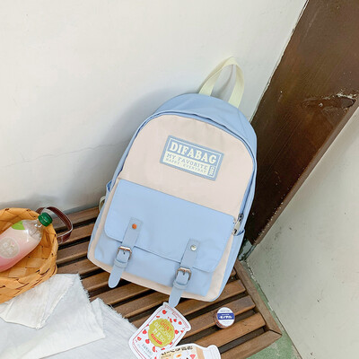 

Female schoolbag Korean version of high school Hyunya Harahara ulzzang junior high school students large capacity double shoulder