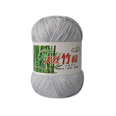 

Gobestart New Bamboo Cotton Warm Soft Natural Knitting Crochet Knitwear Wool Yarn 50g A