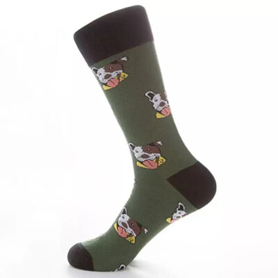 

Aa-shop Men Women Male Female 1 pair Cute Dogs Shar Pei Dalmatian Dogs Colorful Sock