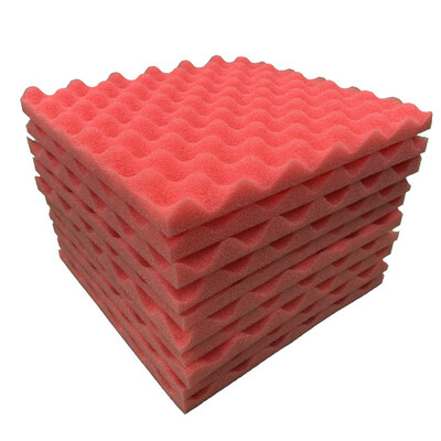 

Toponeto 10Pcs Acoustic Foam Panel Sound Stop Absorption Sponge Studio KTV Soundproof