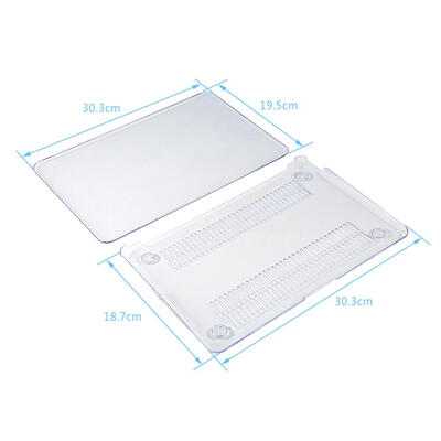 

Greensen Clear Crystal Ultra Slim Plastic Hard Case Guard Soft-Touch Cover Shell for Mac Air 116 inch