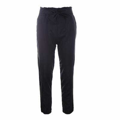 

Women OL Chiffon High Waist Harem Pants Bow Tie Drawstring Casual Trousers