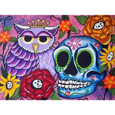 

5D DIY Full Drill Diamond Painting Novelty Skull Cross Stitch Embroidery