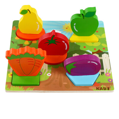 

Gotoamei Kids Baby Wooden Anime 3D Puzzle Wooden Geometric Learning Educational Toy