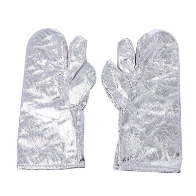 

DA-100 500 Degrees Celsius Aluminized Heat Resistant Gloves High Temperature Safety Work Gloves Aluminum Foil Fireproof Anti-scald