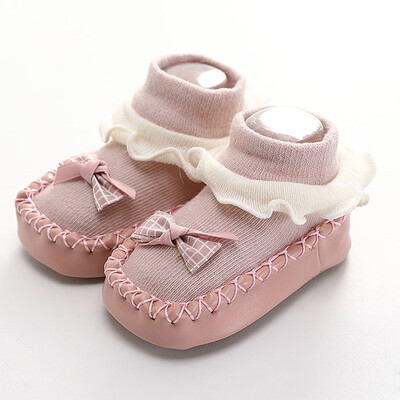 

Baby Toddler Cartoon Non-Slip Cotton Floor Socks Baby Toddler Shoes Leather Socks Soft Bottom Non-Slip Cotton Children Socks