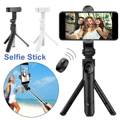 

Extendable Bluetooth Tripod Selfie Stick Phone Holder 360°Rotatio Wireless Remote Shutter Monopod for Smartphone Mobile Phone