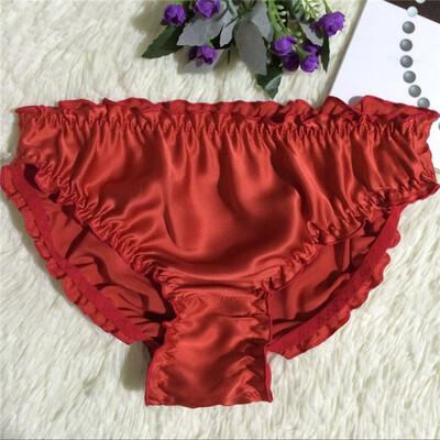 

UK Womens Briefs Underwear Knickers Lady 100 Silk Lace Panties Bikini Lingerie