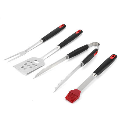 

Greensen 4Pcs Stainless Steel Barbecue Accessories Grilling Utensils Barbecues Tools Grilling Accessories Grilling Utensils
