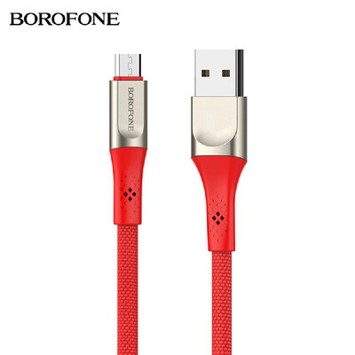 

BOROFONE BU7 Micro Charging Cable Data Transfer Cord Fast Cable Charging Cords Data Cable High Speed Cable Cords Durable Nylon Cor