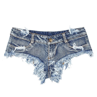 

New Women Sexy Denim Shorts Low Waist Frayed Ripped Super Short Jeans Mini Skinny Club Dance Beach Hot Pants