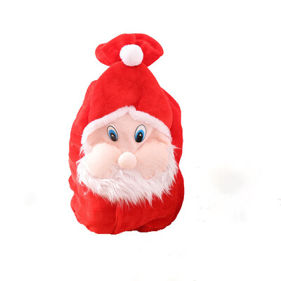 

〖Follure〗Cute Christmas Party Decor Santa Hat Gift Bags Sweet Candy Big Stocking Handbag