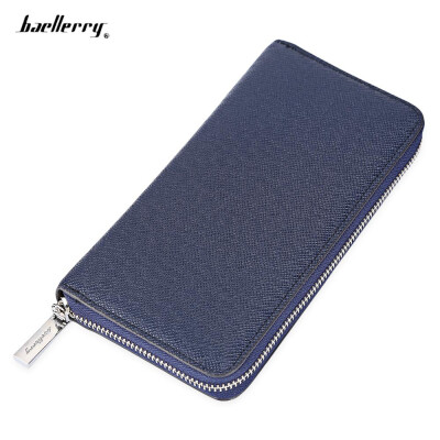 

Baellerry Men Folding Hardware Zipper Long Card Money Cell Phone Wallet
