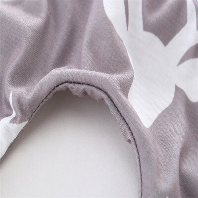 

1Set Newborn Infant Baby Boy Girl Deer Print Hoodie TopsPants Outfits Clothes