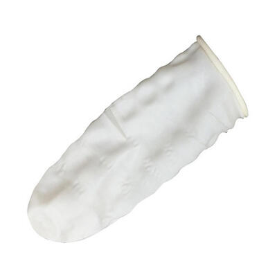 

White Disposable Antistatic Finger Cots Nail Art Fingertips Rubber Gloves