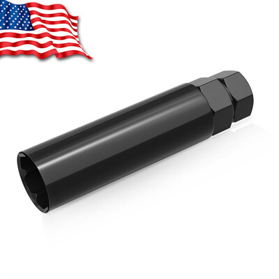 

1pc Black Small Drive Lock Key Tool Remover for 7 Spline Lug Nut 1316" & 78"