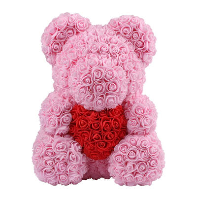 

Preserved Flower Rose Bear Soap Artificial Flowers Valentine Birthday Gift