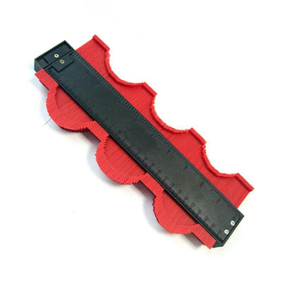 

250mm Multifunctional Irregular Contour Profile Gauge Tiling Laminate Tiles Edge Shaping Wood Measure Ruler Woodworking Tool with