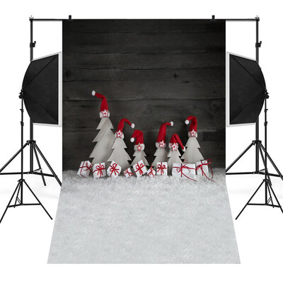 

〖Follure〗Christmas Backdrops Snowman Vinyl 3x5FT Lantern Background Photography Studio