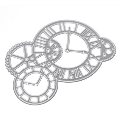 

Metal Clock Cutting Dies Stencils DIY Scrapbooking Paper Card Hand Craft
