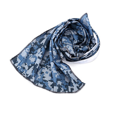 

〖Follure〗Cold Sensation Beach towel Drying Travel Sports Swiming Bath Towel Camouflage
