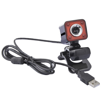 

USB 20 480P 12M Pixel 4 LED HD Webcam Web Cam Camera MIC for PC