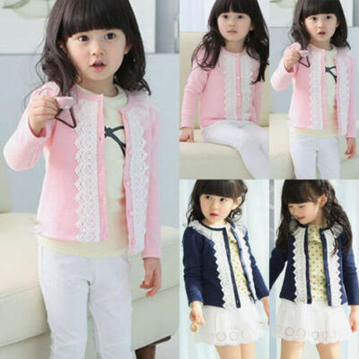 

Toddler Newborn Baby Girl Kid Cardigan Jacket Coat Lace Winter Warm Outwear Tops