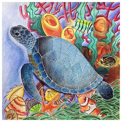 

5D DIY Full Drill Diamond Painting Sea Turtle Cross Stitch Embroidery Kits