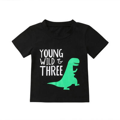 

Kids Baby Girl Boy Short Sleeve Tops T-shirts Blouse Tee Outfits Clothes Summer