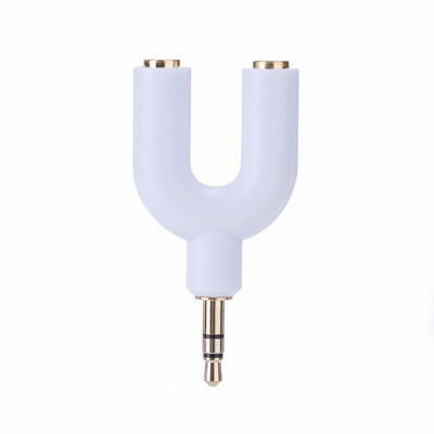 

35mm Extension Earphone Headset Audio Splitter 1 Male to 2 Female Adapter