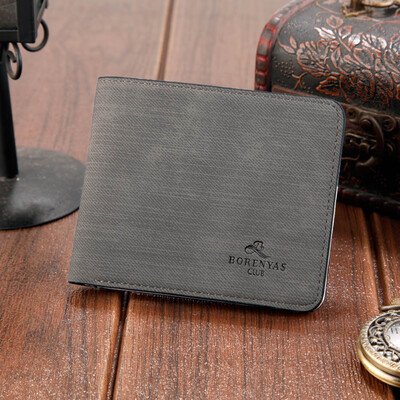 

Tailored Mens Canvas Wallet Retro Short Wallet Multi-Card Wallet Wild Casual Wallet
