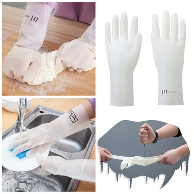 

Gobestart Dishwashing Gloves Non-slip Insulation Wear-resistant Kitchen Rubber Gloves