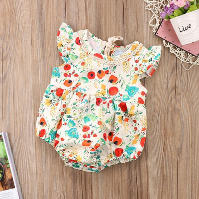 

LeisureToddler Infant Baby Romper Jumpsuit Sleeveless Cotton Outfit Clothes Set