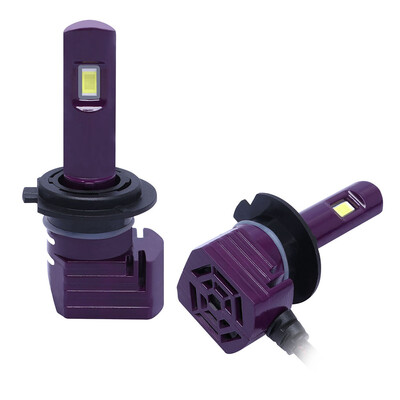 

1 Pair H7 LED Headlight Bulbs High Beam Conversion Non-Polarity Head Light Halogen Replacement 6000K 72W Bulb