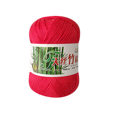 

Gobestart New Bamboo Cotton Warm Soft Natural Knitting Crochet Knitwear Wool Yarn 50g A