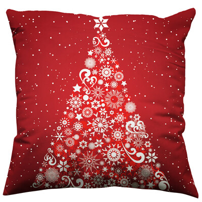 

Siaonvr Cotton Linen Christmas Pillow Case Sofa Car Throw Cushion Cover Home Decor